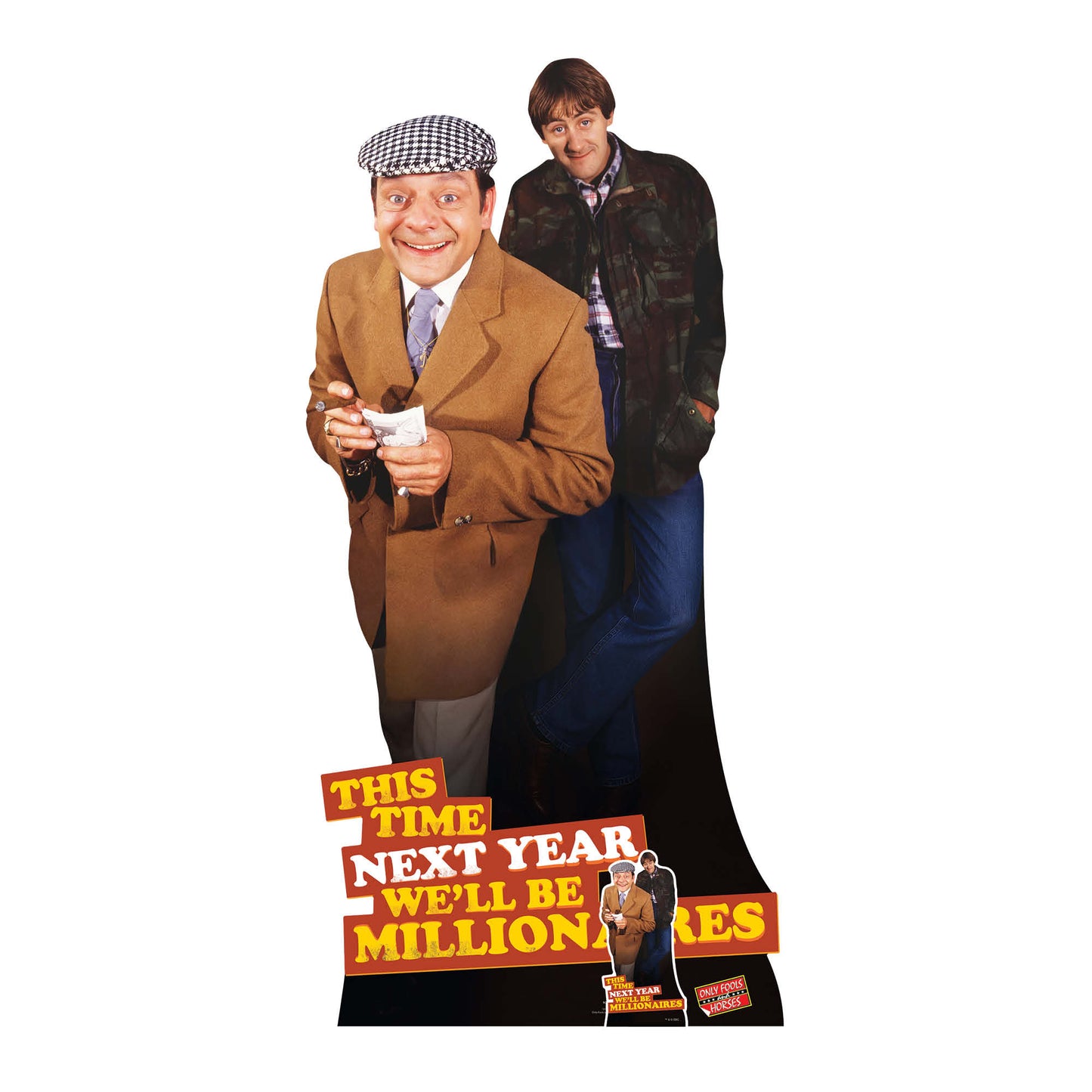 SC4751 Rodney and Del Boy (This Time Next Year We'll Be Millionaires) Cardboard Cut Out Height 188cm