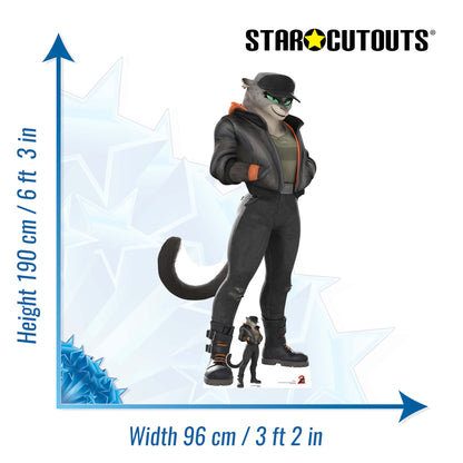 SC4753 Kitty The Bad Guys 2 Cardboard Cut Out Height 190cm