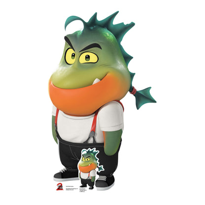 SC4754 Mr. Piranha The Bad Guys 2 Cardboard Cut Out Height 83cm