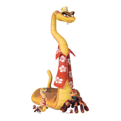 SC4756 Mr. Snake and Ms. Tarantula The Bad Guys 2 Cardboard Cut Out Height 135cm