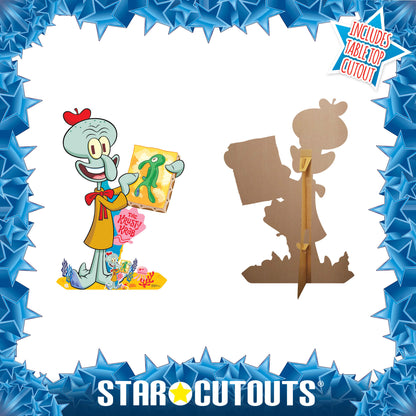 SC4759 Squidward Cardboard Cutout Height 135cm
