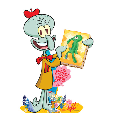 SC4759 Squidward Cardboard Cutout Height 135cm
