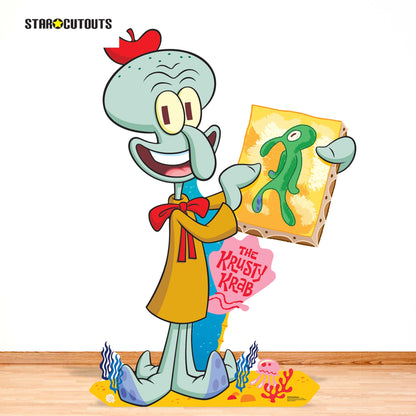 SC4759 Squidward Cardboard Cutout Height 135cm