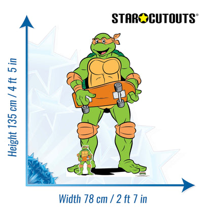 SC4763 TMNT Michelangelo Teenage Mutant Ninja Turtles   Cardboard Cutouts Height 135cm