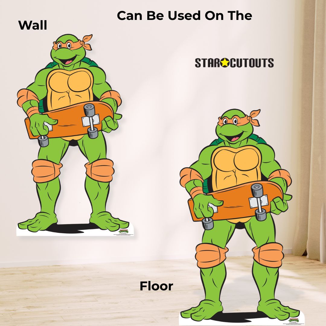 SC4763 TMNT Michelangelo Teenage Mutant Ninja Turtles   Cardboard Cutouts Height 135cm