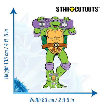 SC4764 TMNT Donatello Teenage Mutant Ninja Turtles  Cardboard Cutouts Height 135cm