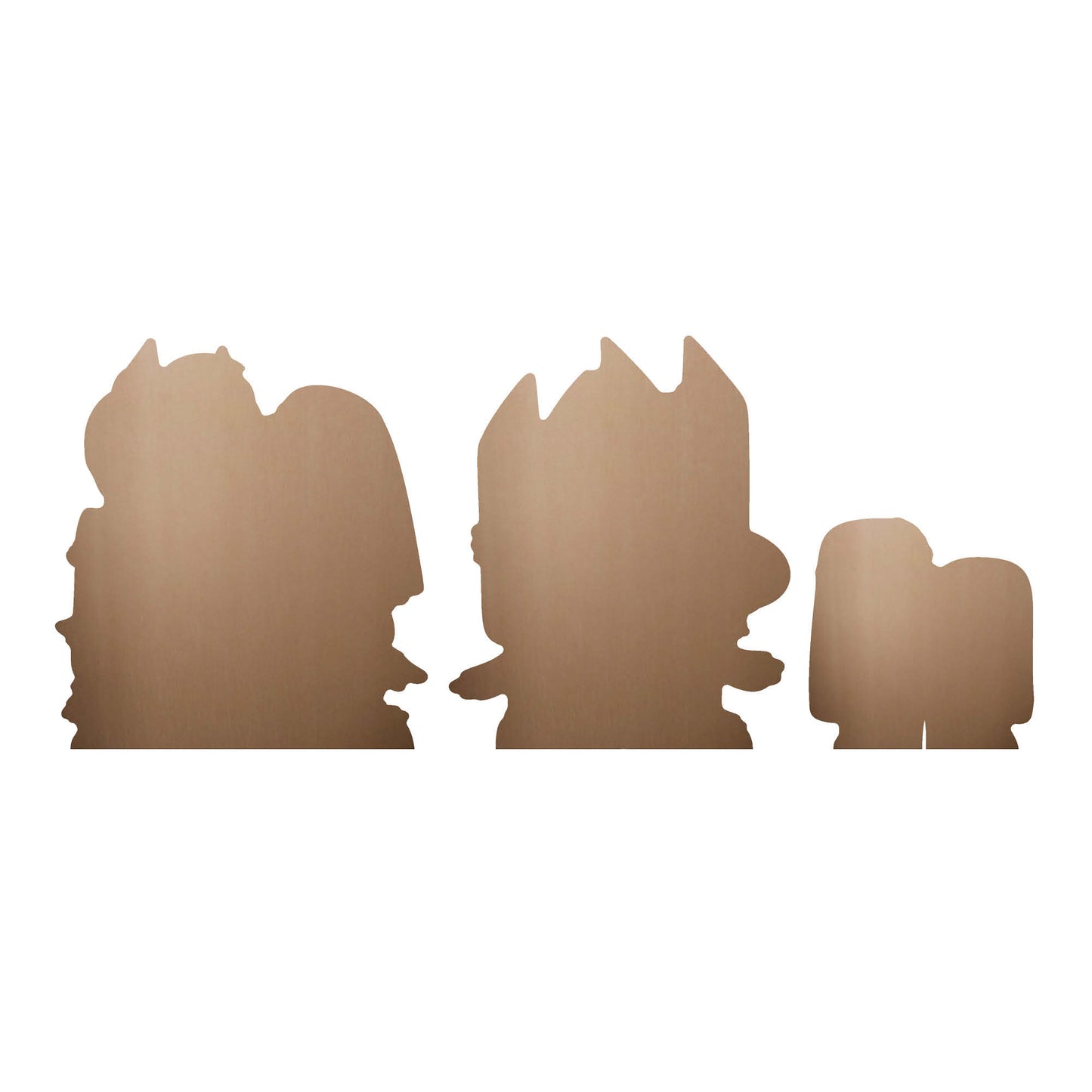 SC4766 Bluey & Bingo, Grannies, Heeler Family & Bluey Family Wedding Shelf Top Pack Cardboard Cutouts Height 21cm