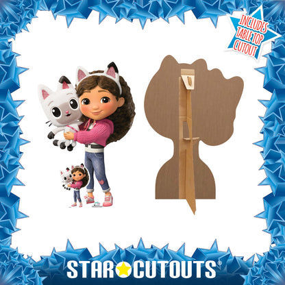 SC4767 Gabby and Pandy Paws Star Mini from Gabby's Dollhouse Movie Cardboard Cutout Height 95cm