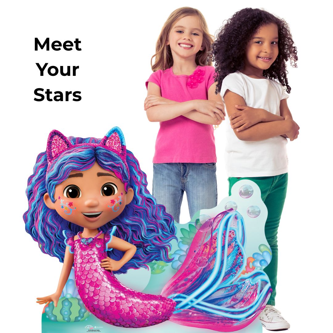SC4769 Mermaid Gabby from Gabby's Dollhouse Movie Cardboard Cutout Height 95cm