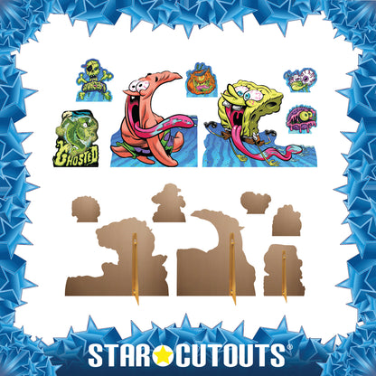 SC4770 SpongeBob Halloween  Multi Pack Bundle Cardboard Cutouts Height 63cm