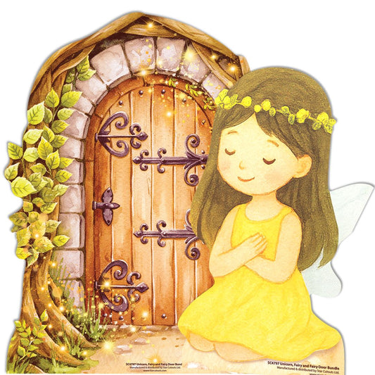 SC4797 Unicorn Fairy and Fairy Door Bundle (Multi-Function) Cardboard Cutout Height 63cm