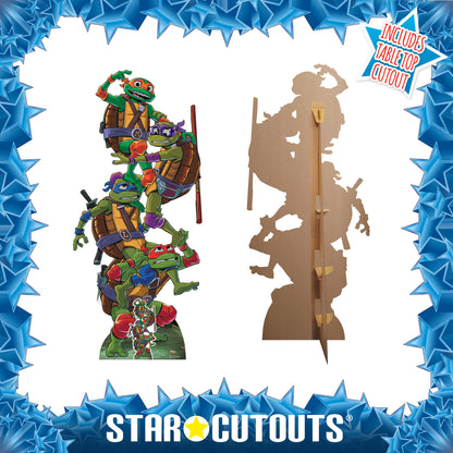 SC4799 Tales of Teenage Mutant Ninja Turtles TMNT  Group Stack Cardboard Cutout Height 192cm