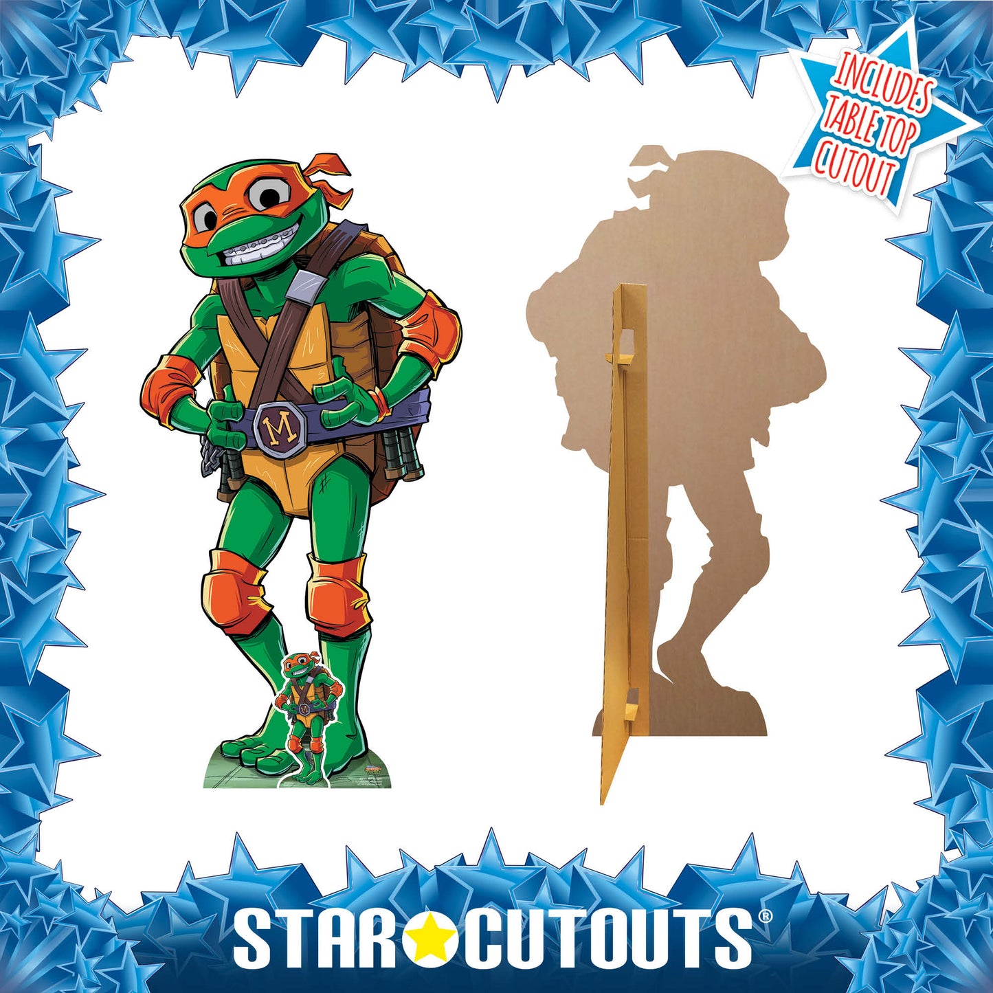 SC4801 Tales of Teenage Mutant Ninja Turtles TMNT  Michelangelo Medium Cardboard Cutout Height 133cm