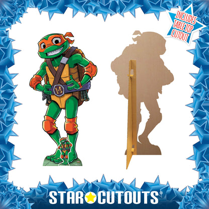 SC4801 Tales of Teenage Mutant Ninja Turtles TMNT  Michelangelo Medium Cardboard Cutout Height 133cm