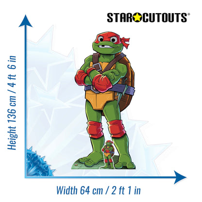 SC4803 Tales of Teenage Mutant Ninja Turtles TMNT  Raphael Medium Cardboard Cutout Height 136cm