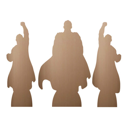 SC4805  Superman Look Up Three Shelf Top Pack Cardboard Cut Out Height 31cm