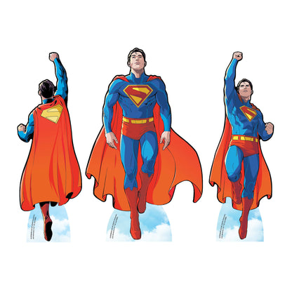 SC4805  Superman Look Up Three Shelf Top Pack Cardboard Cut Out Height 31cm