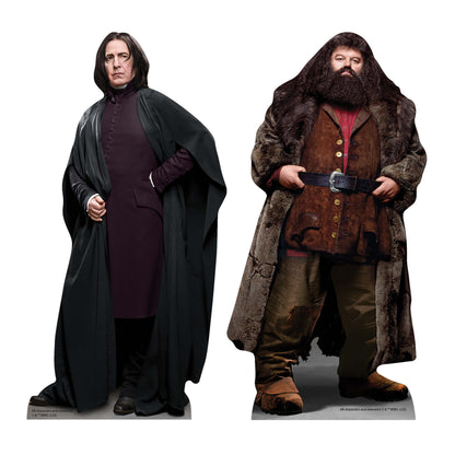 SC4806 Snape and Hagrid Harry Potter Shelf Top Pack Cardboard Cutouts Height 31cm