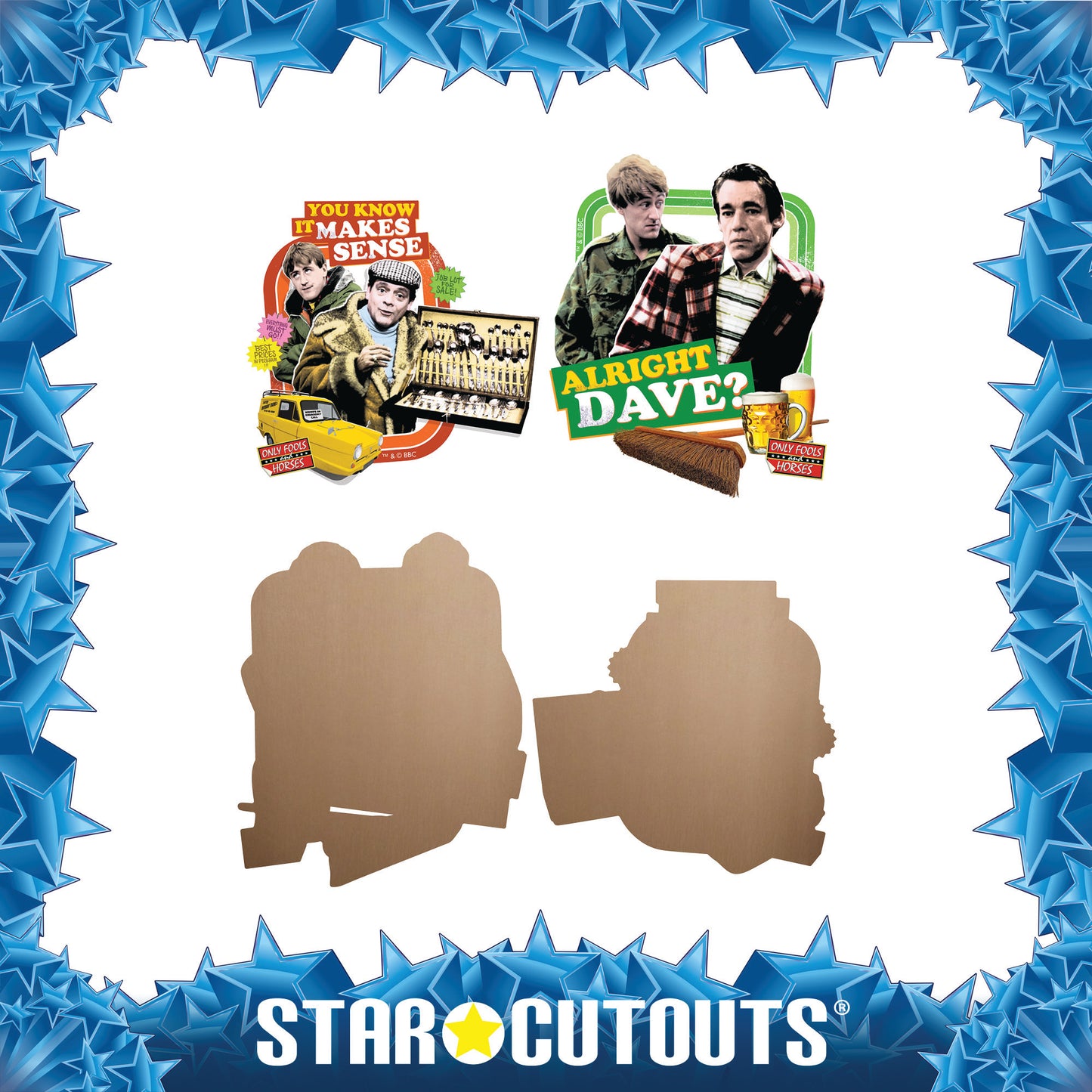 SC4807 You Know It Makes Sense & Alright Dave Wall Décor  Cardboard Cut Out Height 56cm