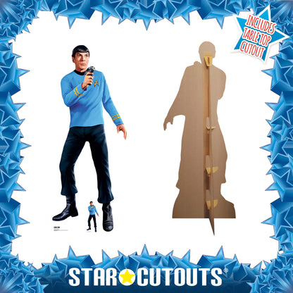 SC4814 Spock with Phaser Star Trek Cardboard Cutout Height 183cm