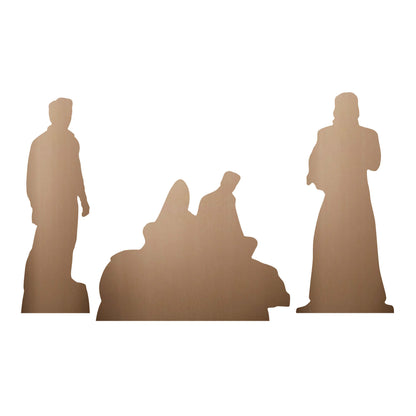 SC4835 Elvis Shelf Top Pack Cowboy, Vegas, Motorbike Cardboard Cutouts Height 30cm