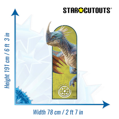 SC4836 Deadly Nadder Sailboard  How To Train Your Dragon Live Action Cardboard Cut Out Height 191cm