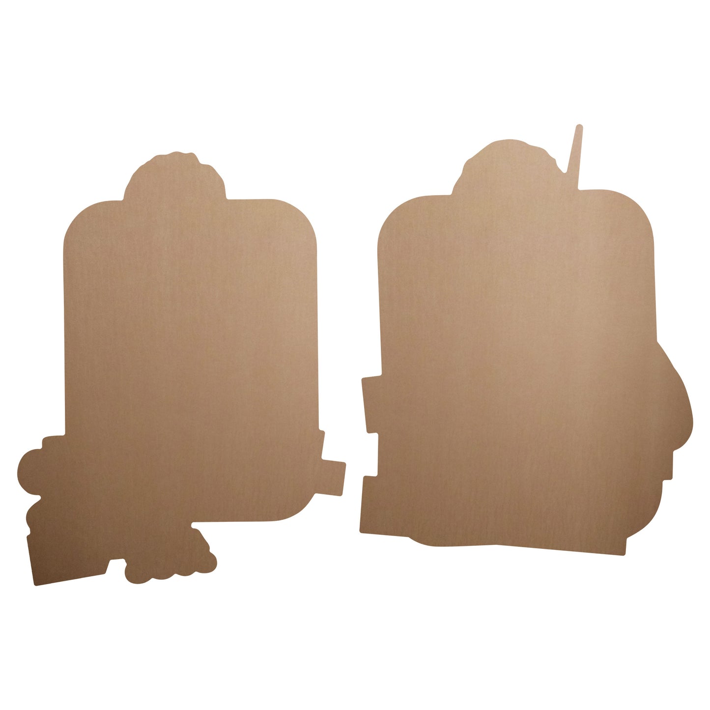 SC4844 Not Farewell Just Bonjour & During the War Wall Décor Cardboard Cut Out Height 57cm