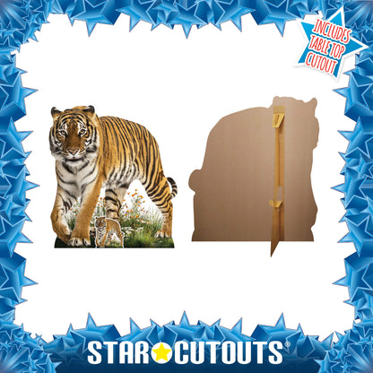SC4854 Wild Tiger Prowling Cardboard Cutout Height 93cm