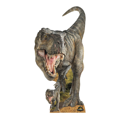 SC4858 Tyrannosaurus Rex Dinosaur Jurassic World Rebirth  Cardboard Cut Out Height 185cm