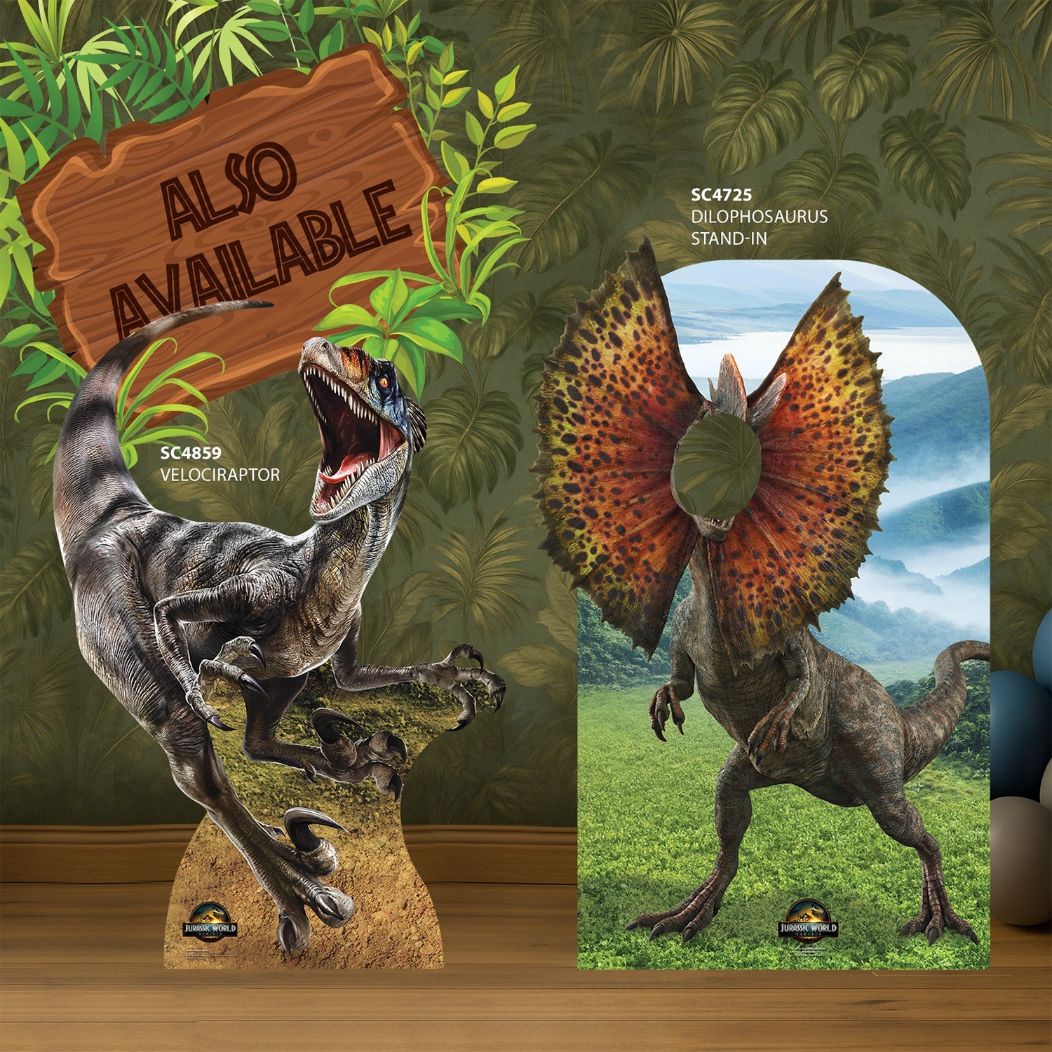 Jurassic Workd Rebirth Cardboard Cutouts