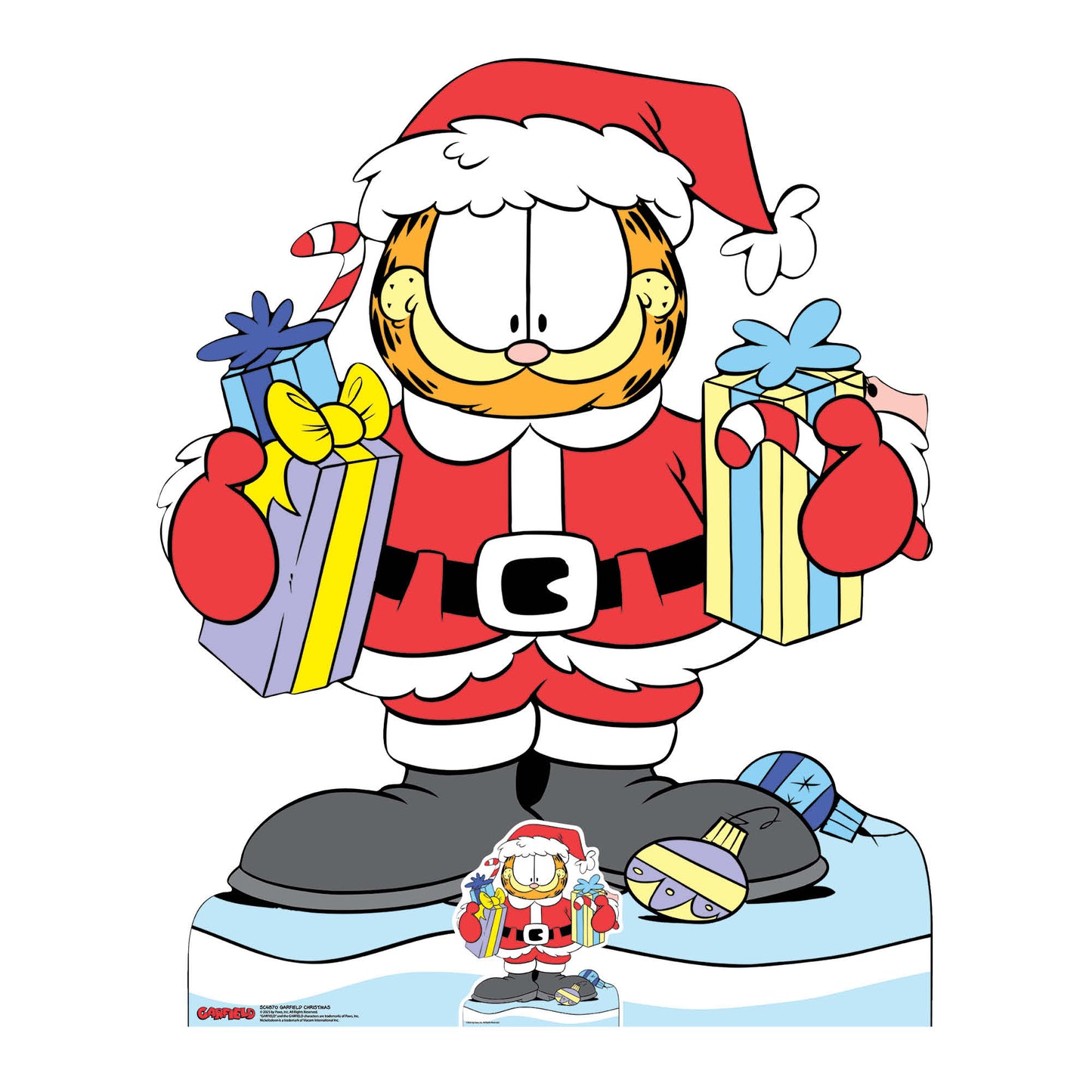 SC4870 Garfield Christmas (Multi-Function) - Cardboard Cutout Height 119cm