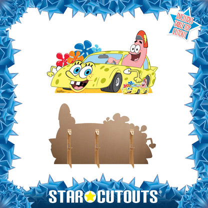 SC4872 Patrick Star with SpongeBob Car Cardboard Cutout Height 95cm