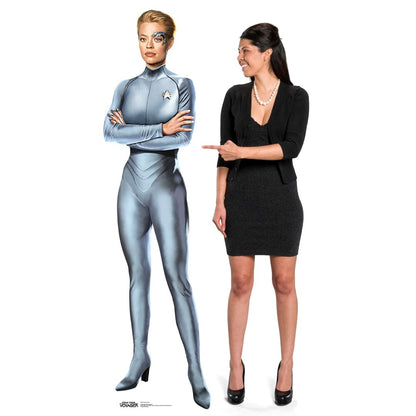 SC4877 Seven of Nine Borg Jeri Ryan Star Trek Voyager Cardboard Cut Out Height 178cm