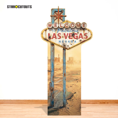 SC4889 Apocalyptic Vegas Sign Cardboard Cutout Height 194cm