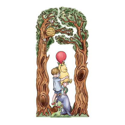 SC4894 Winnie & Tree Arch Decorations Triple Pack Cardboard Cutout Height 195cm