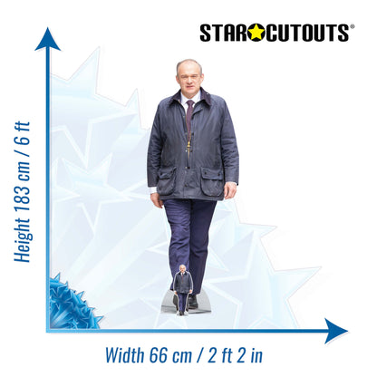 SC4908 Ed Davey Cardboard Cutout Height 183cm