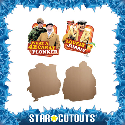 SC4920 What a 42-Carat Plonker & Lovely Jubbly Wall Décor  Cardboard Cut Out Height 55cm