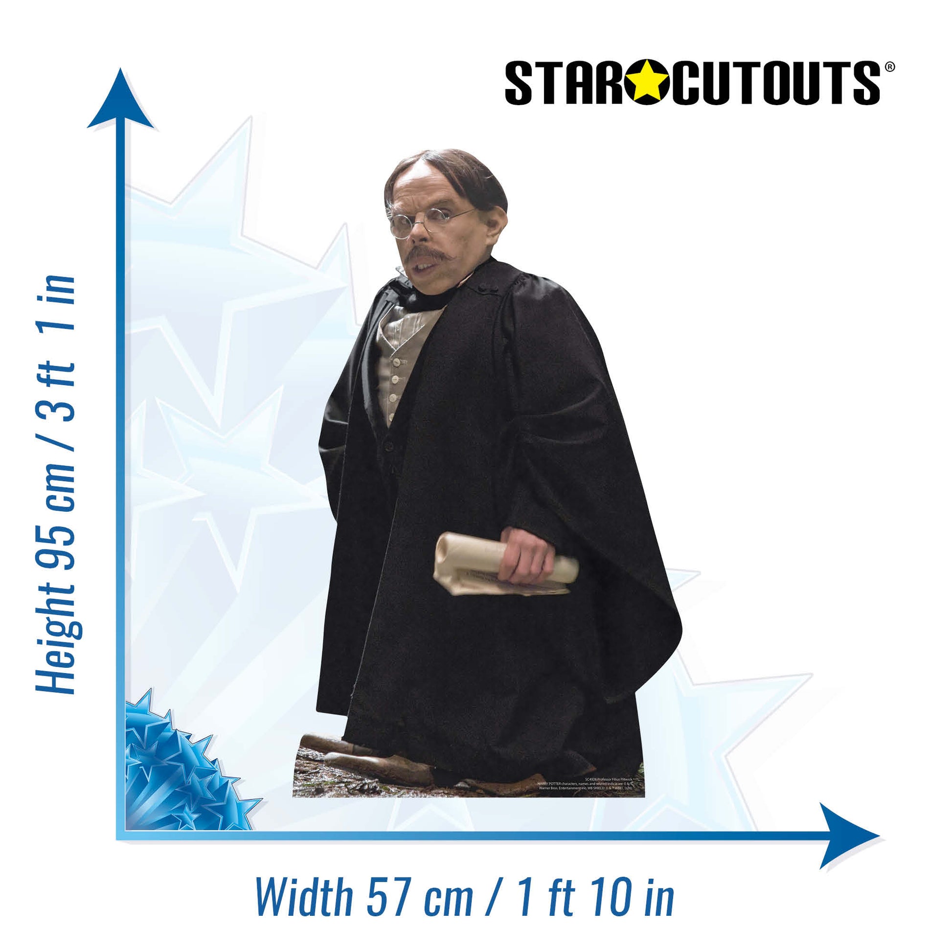 SC4926 Later Filius Flitwick Harry Potter Warwick Davis  Cardboard Cutout Height 95cm