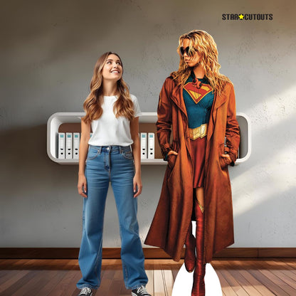 SC4930 Supergirl Milly Alcock Shades Supergirl Movie 2026 Cardboard Cutouut Height 190cm
