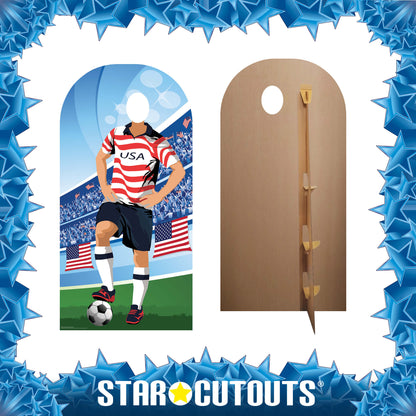 SC4935 USA Football World Tournament Cup Stand-in Cardboard Cutout Height 190cm