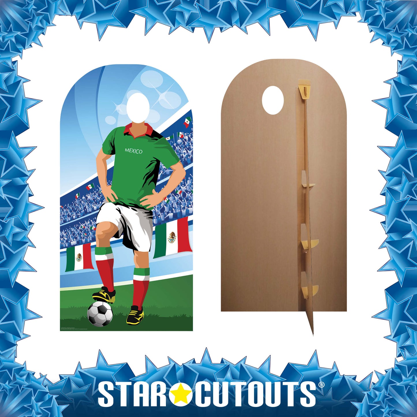 SC4938 Mexico Football World Tournament Cup  Stand-in Cardboard Cutout Height 190cm