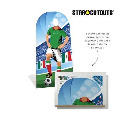 SC4938 Mexico Football World Tournament Cup  Stand-in Cardboard Cutout Height 190cm