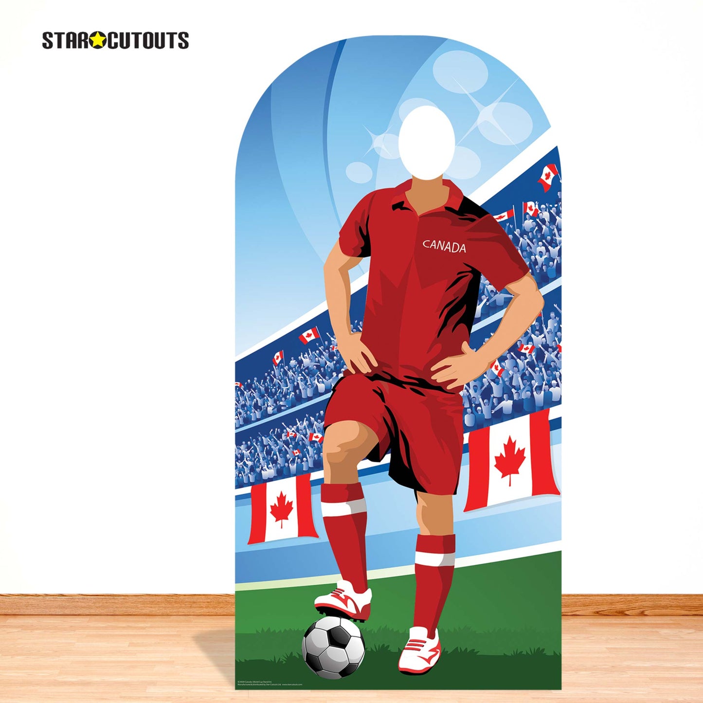 SC4939 Canada Football World Tournament Cup Stand-in Cardboard Cutout Height 190cm