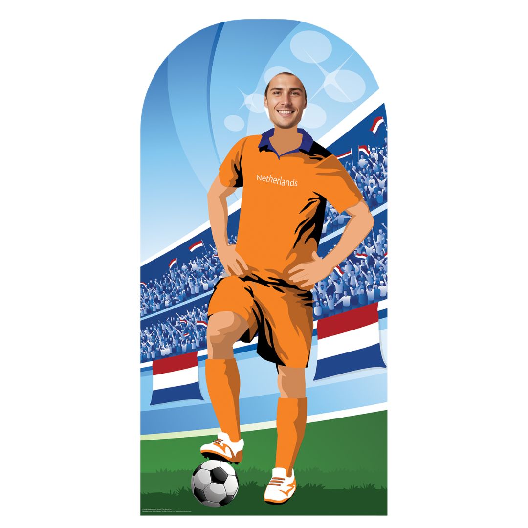 SC4940 Netherlands Football World Tournament Cup Stand-in Cardboard Cutout Height 190cm