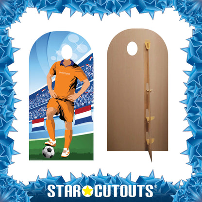 SC4940 Netherlands Football World Tournament Cup Stand-in Cardboard Cutout Height 190cm