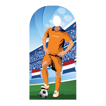 SC4940 Netherlands Football World Tournament Cup Stand-in Cardboard Cutout Height 190cm