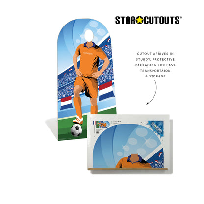 SC4940 Netherlands Football World Tournament Cup Stand-in Cardboard Cutout Height 190cm
