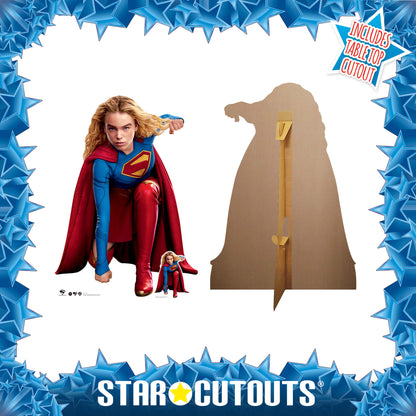 SC4941 Supergirl Crouch / Kara Zor-El  Milly Alcock Find Your Place Cardboard Cutout Height 134cm