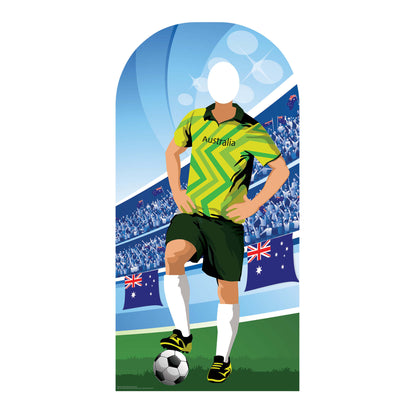 SC4944 Austrailia Football World Tournament Cup Stand-in Cardboard Cutout Height 190cm