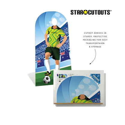 SC4944 Austrailia Football World Tournament Cup Stand-in Cardboard Cutout Height 190cm